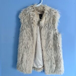 Rachel Zoe Tan Faux Fur Gilet / Vest